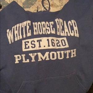 White horse beach sweatshirt